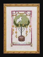 Схема для вишивання Partridge in a Pear Tree / Куропатка в грушевому дереві Nora Corbett Designs