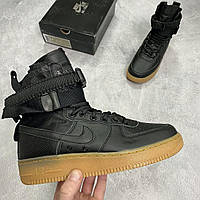 Nike Special Fled Air Force 1 Black Beige 2 хорошее качество кроссовки и кеды хорошее качество Размер 36