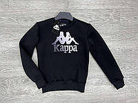 Свитшот Kappa для подростка 12-18 лет арт.1629, Цвет Черный, Размер одежды подросток (по росту) 170