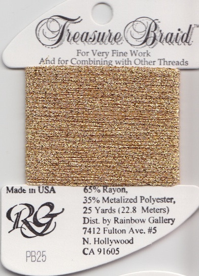 Нитка TREASURE Braid Rainbow Gallery PB25, фото 1