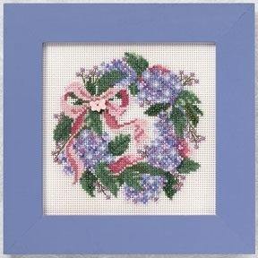 Набір для вишивки Mill Hill Hydrangea Wreath (2010), фото 1