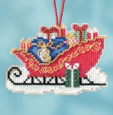 Набір для вишивки Mill Hill Traditional Sleigh Традиційні санки