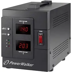 Стабілізатор напруги PowerWalker AVR 1500/SIV Black (10120305)