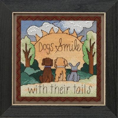 Набір для вишивання Dogs Smile Mill Hill
