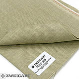 Тканина для вишивання Zweigart Belfast 32 ct 3609/323 Summer Khaki/Літній хакі, фото 4