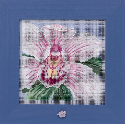 Набір для вишивки Mill Hill White Orchid / Біла Орхідея, фото 1
