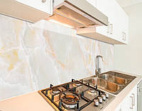 Наклейка на кухонный фартук 65 х 300 см, фотопечать с защитной ламинацией Мраморный рисунок (БП-s_tx322-4)
