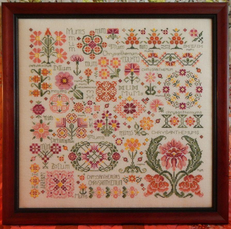 Схема для вишивки крестом від Rosewood Manor Dreaming of Mums RMS1065, фото 1