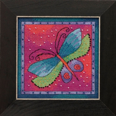 Набір для вишивки Dragonfly Fuchia Flying Colors Mill Hill