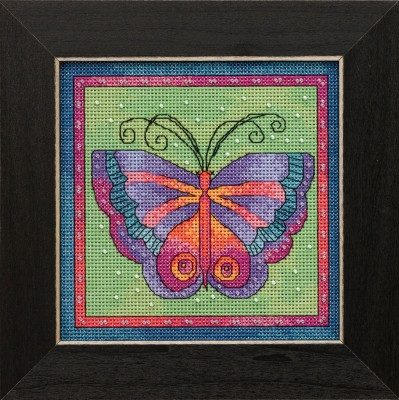 Набір для вишивки Butterfly Lime Flying Colors Mill Hill