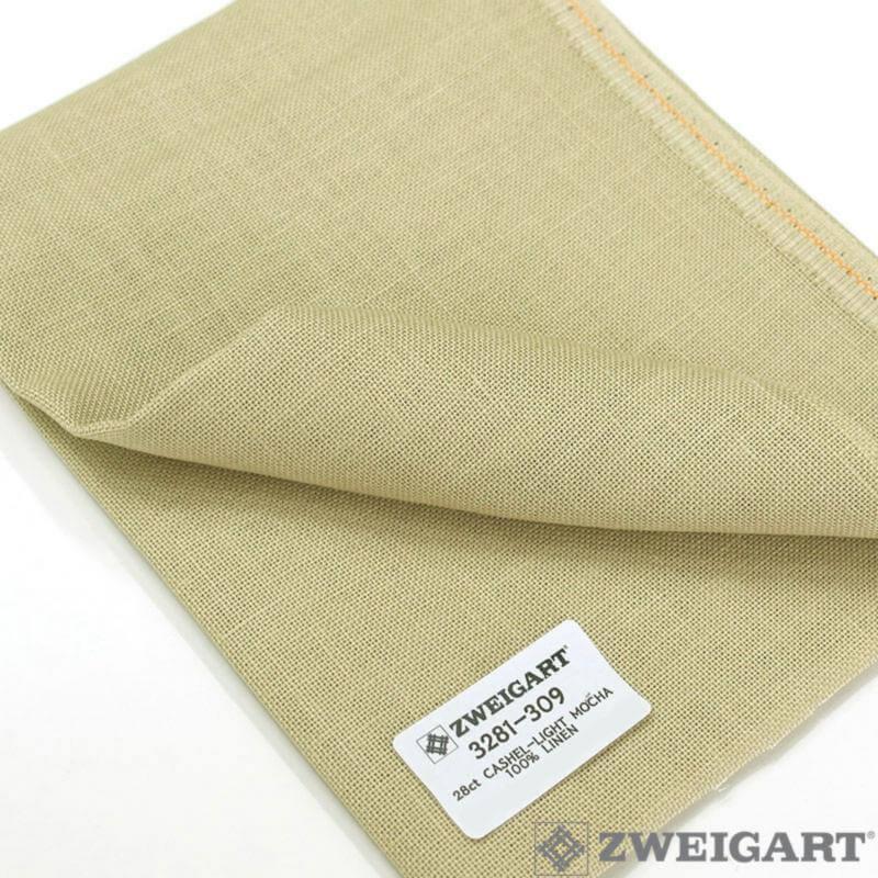 3281/309 Cashel 28 ct. Light Mocha / Світлий мокко 50* 70 смТканина для вишивання Zweigart Cashel 28 ct 3281/309 Light Mocha/Світ