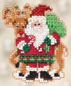 Набір для вишивки Mill Hill Santa and Rudolph, фото 1