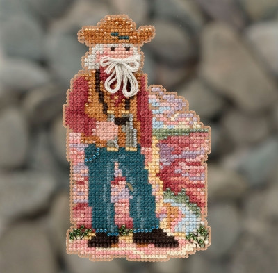 Набір для вишивки хрестиком та бісером Санта з Гранд Каньйон (Grand Canyon Santa (2018) Mill Hill