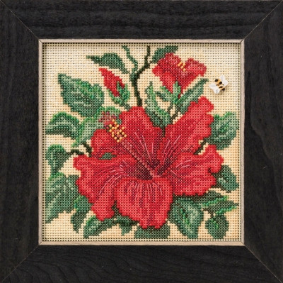 Набір для вишивки від Mill Hill Гібіскус /  Hibiscus (2019)  MH141915, фото 1