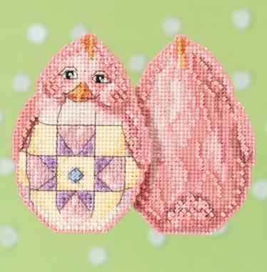Набір для вишивки хрестиком та бісером Pink Chick Mill Hill