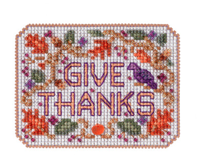 Набір для вишивки Дякувати Give Thanks  Mill Hill MH182222, фото 1
