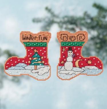 Набір для вишивки Winter Fun Stocking Mill Hill, фото 1