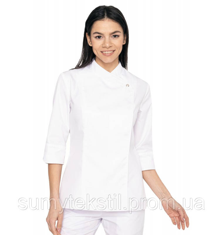 Китель поварской женский КЖ-1. Цвет под заказ. Women's chef's jacket KZh-1. Custom color - фото 2 - id-p1951509303