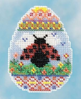 Набір для вишивання хрестиком Ladybug Egg Mill Hill