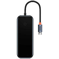 Переходник Baseus Hub AcmeJoy 5-Port Type-C (HDMI*1+USB3.0*2+USB2.0*1+Type-C PD&Data*1) (WKJZ) SEN