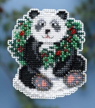 Набір для вишивки Panda Holiday Mill Hill, фото 1