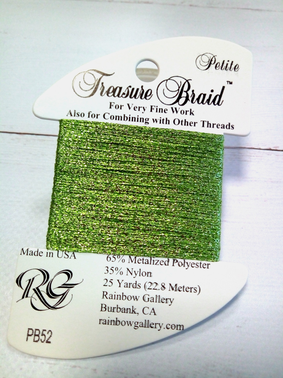 Нитка TREASURE Braid Rainbow Gallery PB52