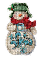 Snowman with Cocoa Сніговик з какао Jim Shore Mill Hill