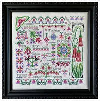 Схема для вишивки від Rosewood Manor Dreaming of Fuchsia S1182