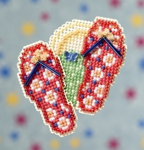 Набір для вишивання Mill Hill Flip Flops/Пліпки