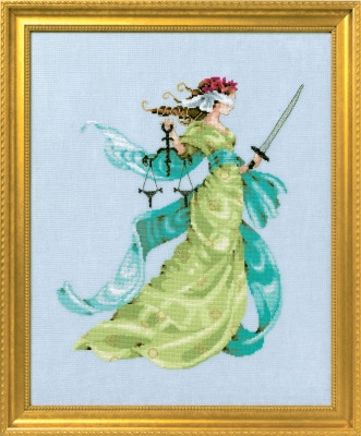 Схема для вишивання Lady Justice Mirabilia Designs
