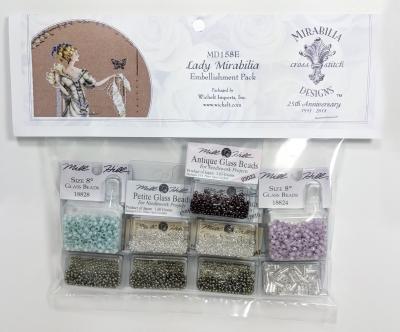 Набір бісеру до схеми Lady Mirabilia Mirabilia Designs Mill Hill Embellishment Pack