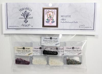 Набір бісеру до схеми Alice Mirabilia Designs Mill Hill Embellishment Pack