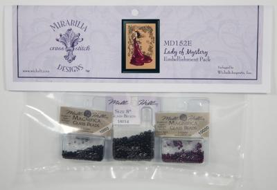 Набір бісеру Lady of Mystery Mirabilia Designs Mill Hill Embellishment Pack, фото 1