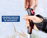 Німецькі Палки карбонові для скандинавської ходьби Adventuridge 115 см, фото 7