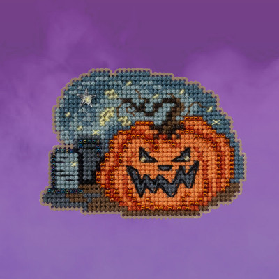 Набір для вишивки від Mill Hill Цвинтарний гарбуз / Graveyard Pumpkin MH182326
