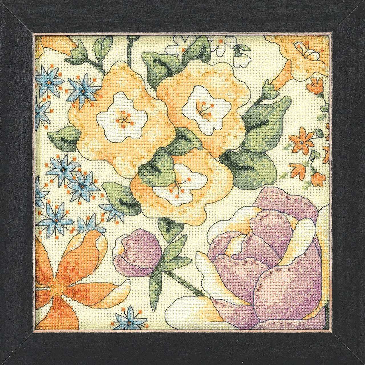 Набір для вишивки від Mill Hill Жовті квіти 1 / Floral Yellow 1 DM302211, фото 1