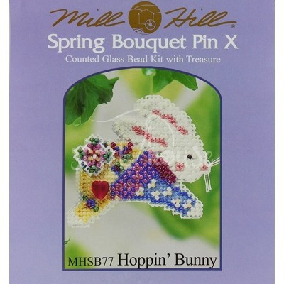 Набір для вишивки від Mill Hill Кролик Хоппін / Hoppin Bunny MHSB77, фото 1