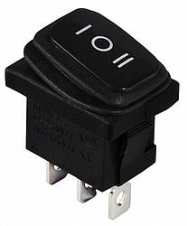 KCD1-2-103W B/B Перемикач 1-клавішний перекидний IP65 вологозахищений чорний