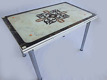 Комплект: стіл розсувний обідній 1294-3, кухонний стіл і 4 стільці., фото 4