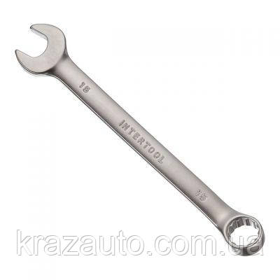 Ключ комбінований 15 мм Cr-V INTERTOOL HT-1215, фото 1
