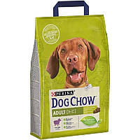 Dog Chow (Дог Чау) Adult Lamb для собак взрослых со вкусом ягненка 2,5 кг