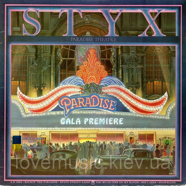 Вінілова платівка STYX Paradise theatre (1980) Vinyl (LP Record)