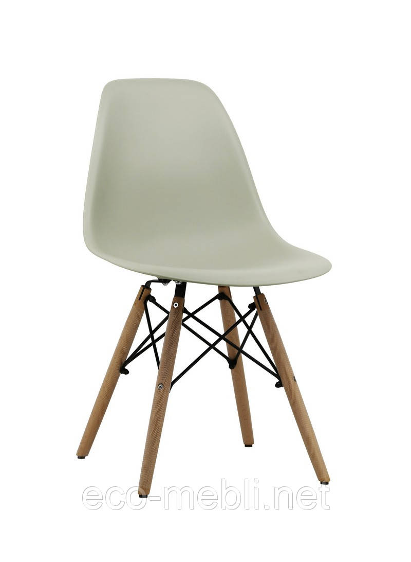 Стілець кухонний на дерев'яному каркасі EAMES CHAIR M-05 м"ятний Vetro Mebel