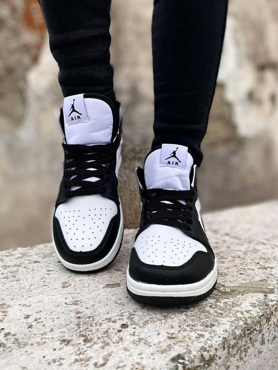 Nike Air Jordan Retro Mid White Black хорошее качество кроссовки и кеды хорошее качество Размер 36 - фото 4 - id-p1951512052