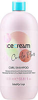 Шампунь для вьющихся волос Inebrya Ice Cream Curly Plus Curl Shampoo 1000 мл.