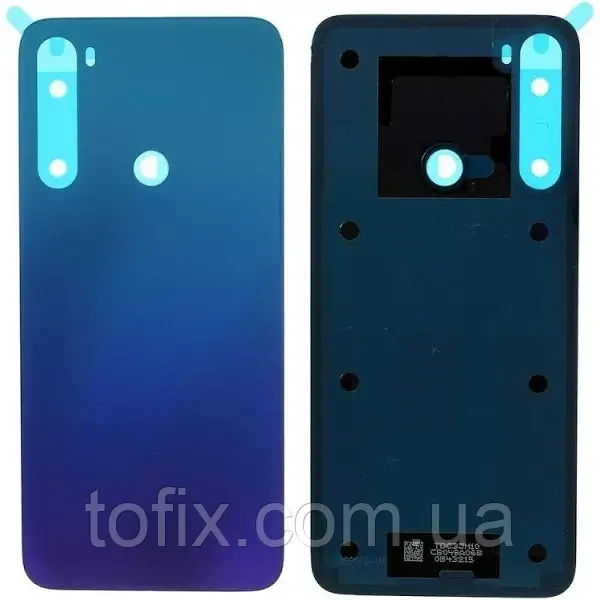 Задня панель корпусу (кришка акумулятора) Xiaomi Redmi 8 Blue зі склом камери оригінал