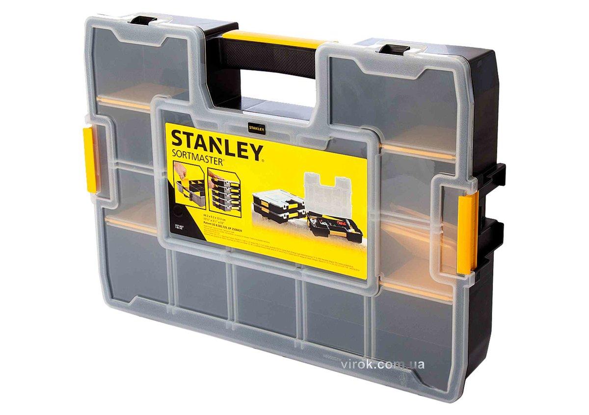 Органайзер STANLEY пластмасовий з переставними перегородками 43х9х33 см, фото 1
