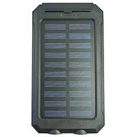 Повербанк Мощный Logilink LCC5354269, Power Bank Solar Charge 2,4A, 30000 mAh Black, Повербанки универсальные