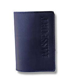 Обкладинка Чорна для стандартного або закордонного паспорта з екошкіри