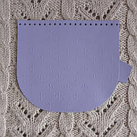 Клапан для сумки "Лілії". Бузок П1.